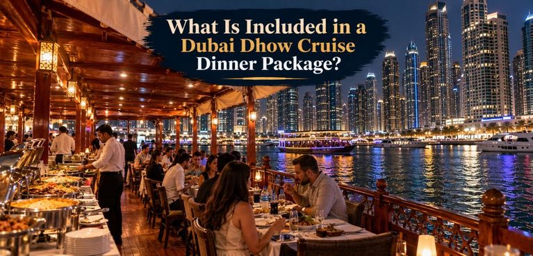 What Is Included in a Dubai Dhow Cruise Dinner Package